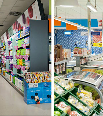 Светодиодные лампы Philips делают товары в супермаркетах Consum (Валенсия) более яркими