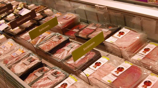 Световые решения Philips для супермаркетов улучшают внешний вид мясной нарезки  
