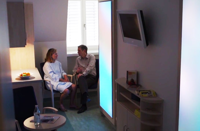 Улучшение обстановки исцеления в Немецком кардиологическом центре Берлина при помощи систем освещения Philips Healwell