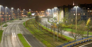 Освещение дорог и улиц